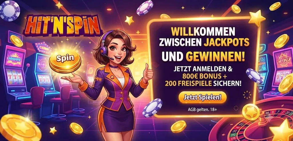 HitnSpin Casino Startseite
