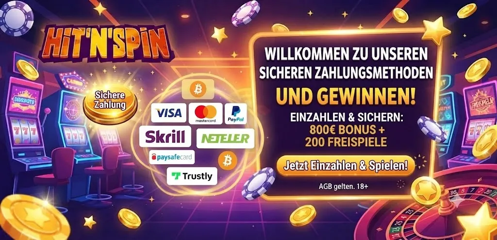 HitnSpin Zahlungsmethoden